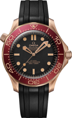 Omega Seamaster Diver 300M 42mm Bronze Gold Black Dial Watch - 210.92.42.20.01.003 - 2025