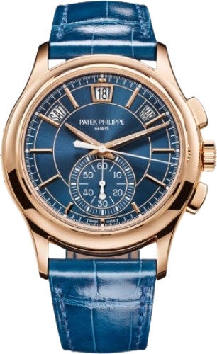 Patek Philippe Complications Flyback Chronograph Annual Calendar Rose Gold Blue Dial | 5905R-010