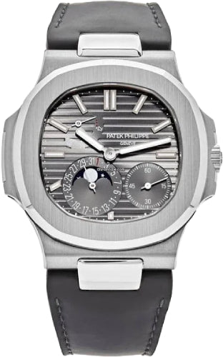 Patek Philippe Nautilus Moon Phases White Gold Slate Gray Dial | 5712G-001