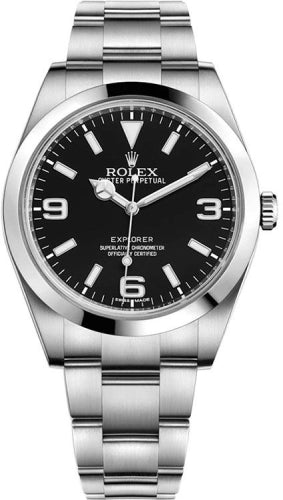 Rolex Explorer 40 Stainless Steel Black Index Dial Watch 224270 - 2025 - Mint Pre-owned
