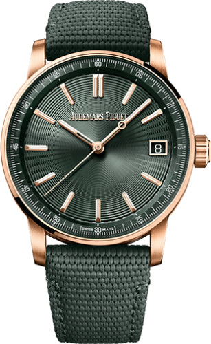 Audemars Piguet Code 11.59 Selfwinding 41mm Pink Rose Gold Green Dial | 15210OR.OO.A056KB.01