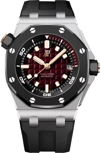 Audemars Piguet Offshore 42mm Diver White Gold/Ceramic Red Dial - 15720CN.OO.A002CA.02 - 2024