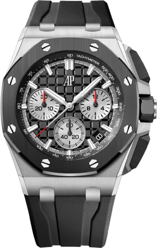 Audemars Piguet Royal Oak Offshore 43mm Chronograph Stainless Steel Ceramic Black Dial - 26420SO.OO.A002CA.01